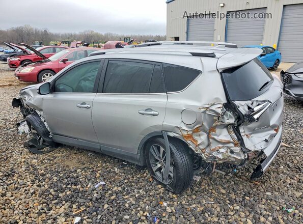 2T3WFREV9JW505498 2018 TOYOTA RAV4 Серебряный Задняя левая четверть