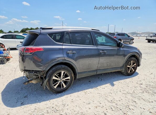 2T3WFREV9JW509003 2018 TOYOTA RAV4 Gray Հետևի աջ