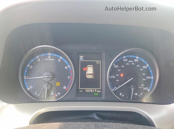 2T3WFREV9JW516145 2018 TOYOTA RAV4 Gray Instrument cluster view