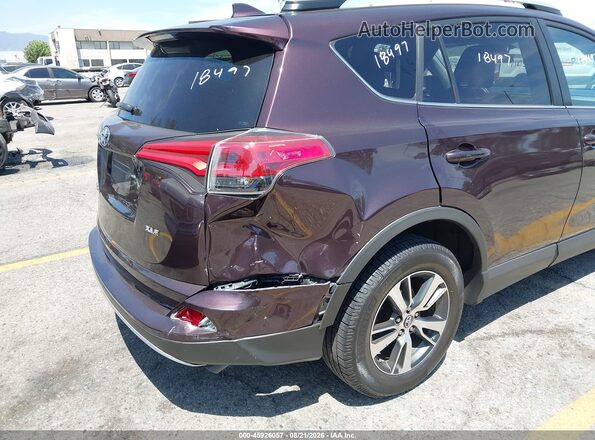 2T3WFREVXGW293400 2016 TOYOTA RAV4 Burgundy წინა ხედი