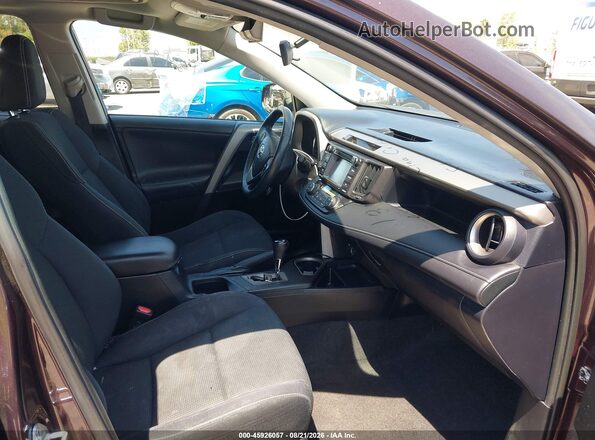 2T3WFREVXGW293400 2016 TOYOTA RAV4 Burgundy წინა სალონის ხედი
