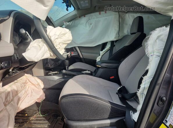 2T3WFREVXHW398858 2017 TOYOTA RAV4 Gray წინა სალონის ხედი
