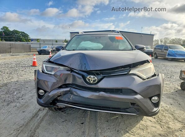 2T3WFREVXHW398858 2017 TOYOTA RAV4 Gray წინა ხედი