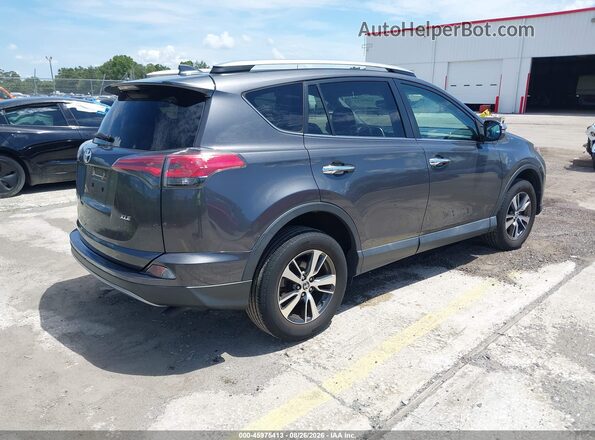 2T3WFREVXJW520186 2018 TOYOTA RAV4 Серый Задняя правая четверть