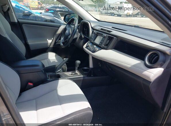 2T3WFREVXJW520186 2018 TOYOTA RAV4 Серый Вид салона спереди
