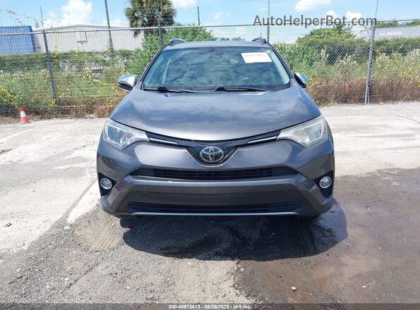 2T3WFREVXJW520186 2018 TOYOTA RAV4 Серый Вид щитка приборов