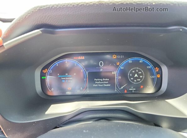 2T3Y1RFV7SW439508 2025 TOYOTA RAV4 Blue Widok zestawu wskaźników