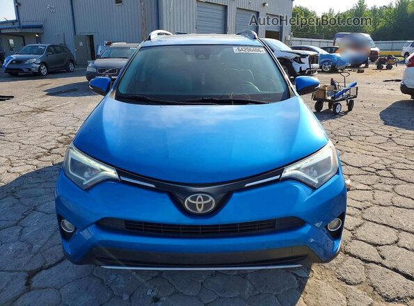 2T3YFREV0HW348463 2017 TOYOTA RAV4 Blue Դիմացի տեսք