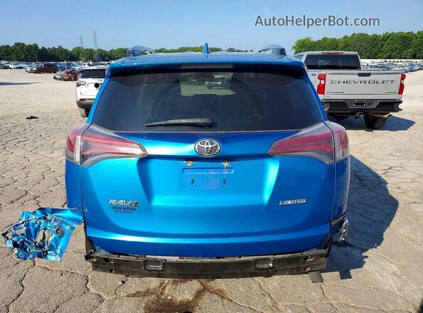 2T3YFREV0HW348463 2017 TOYOTA RAV4 Blue Հետևի տեսք