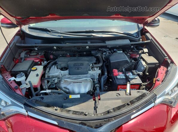 2T3YFREV0JW511389 2018 TOYOTA RAV4 Red Սալոնի հետևի տեսք