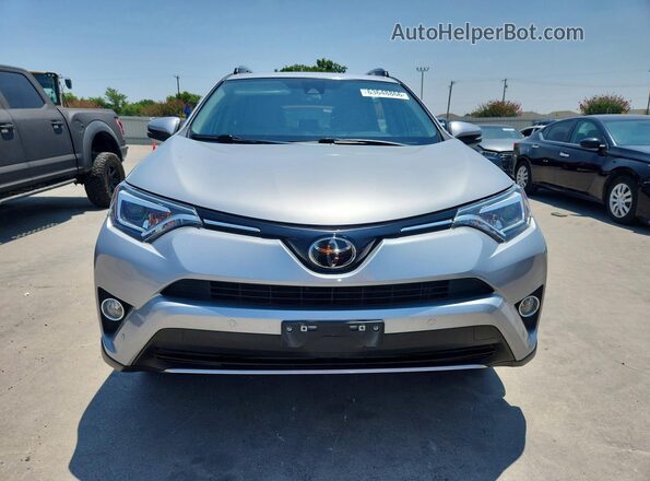 2T3YFREV4HW325929 2017 TOYOTA RAV4 Silver Front view