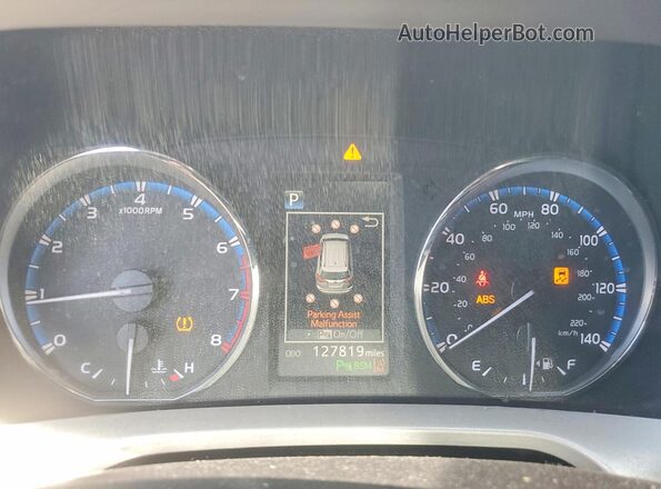 2T3YFREV5GW303727 2016 TOYOTA RAV4 Silver ხელსაწყოთა პანელის ხედი
