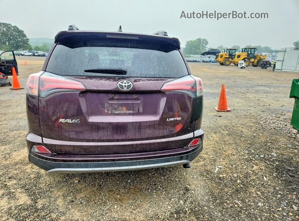 2T3YFREV6HW314365 2017 TOYOTA RAV4 Maroon Հետևի տեսք