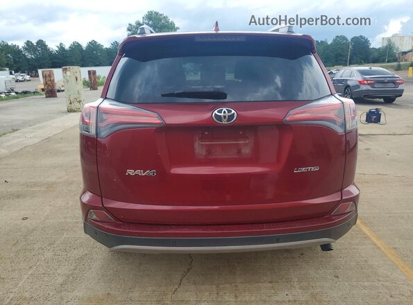 2T3YFREV6JW414231 2018 TOYOTA RAV4 Red Vista trasera