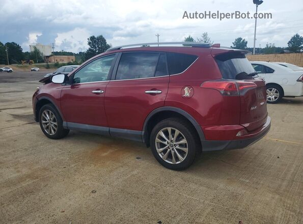 2T3YFREV6JW414231 2018 TOYOTA RAV4 Red Trasero izquierdo