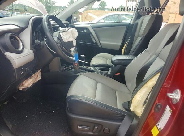 2T3YFREV6JW414231 2018 TOYOTA RAV4 Red Vista interior delantera