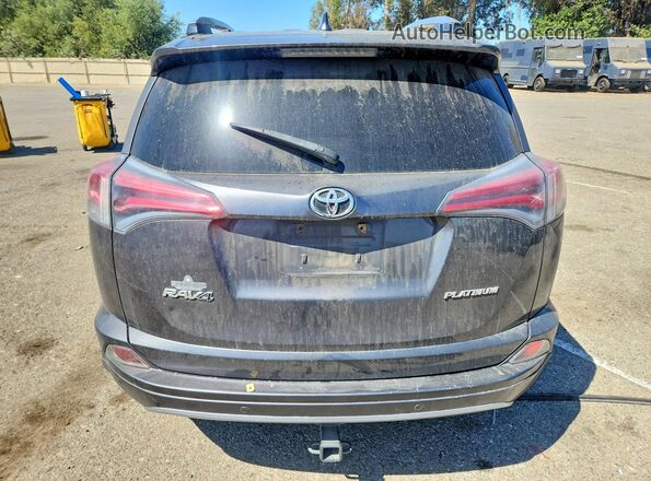 2T3YFREV7HW329084 2017 TOYOTA RAV4 Gray Widok z tyłu