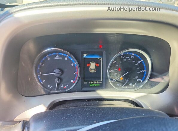 2T3YFREV7HW329084 2017 TOYOTA RAV4 Gray Widok zestawu wskaźników