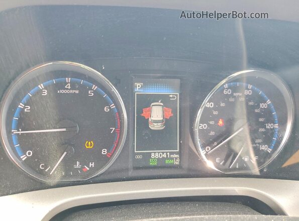2T3YFREV8HW322600 2017 TOYOTA RAV4 Silver Սարքավորումների վահանակի տեսք