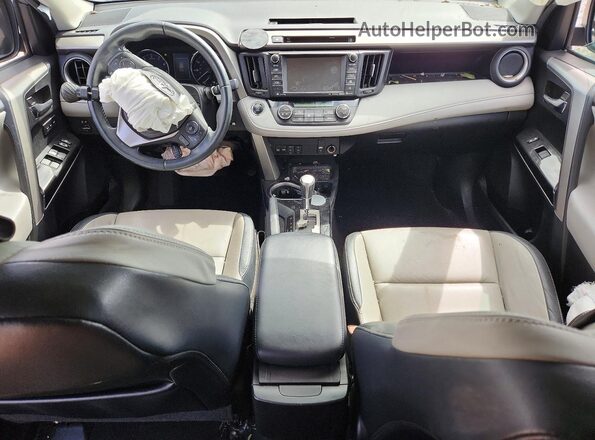 2T3YFREVXGW235392 2016 TOYOTA RAV4 Серебряный Вид панели приборов