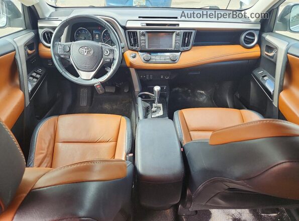 2T3YFREVXGW278985 2016 TOYOTA RAV4 Silver Dashboard view