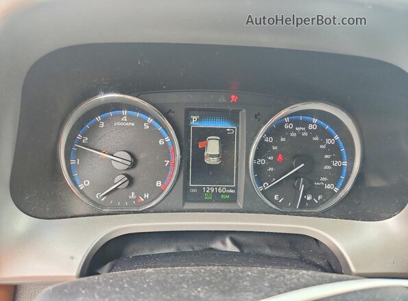 2T3YFREVXGW278985 2016 TOYOTA RAV4 Silver Instrument cluster view