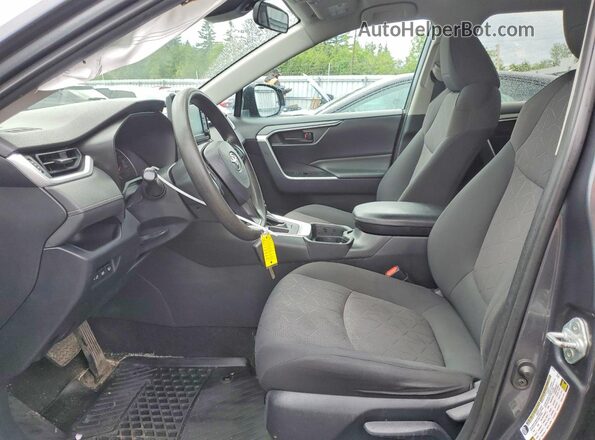 2T3Z1RFV5KC016206 2019 TOYOTA RAV4 Gray Front interior view
