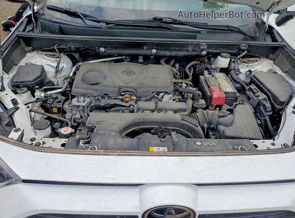 2T3Z1RFV7MC157460 2021 TOYOTA RAV4 White Engine compartment view