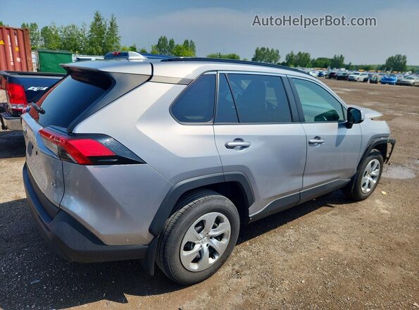 2T3Z1RFV9KC002146 2019 TOYOTA RAV4 Silver Задня права чверть