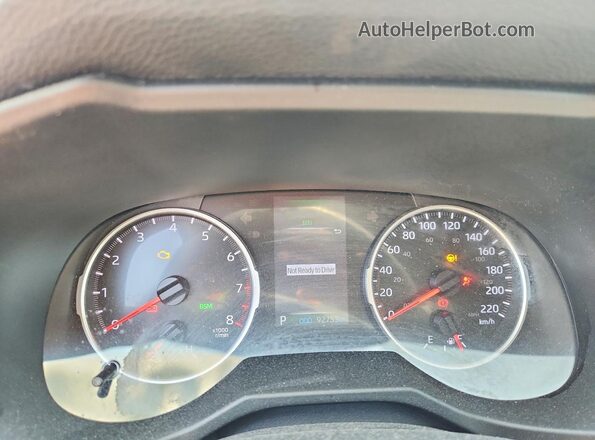 2T3Z1RFV9KC002146 2019 TOYOTA RAV4 Silver Вид щитка приладів