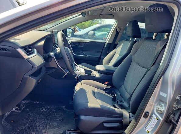 2T3Z1RFV9KC002146 2019 TOYOTA RAV4 Silver Вид салону спереду