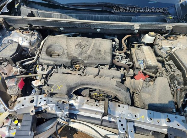 2T3Z1RFV9KC002146 2019 TOYOTA RAV4 Silver Вид підкапотного простору