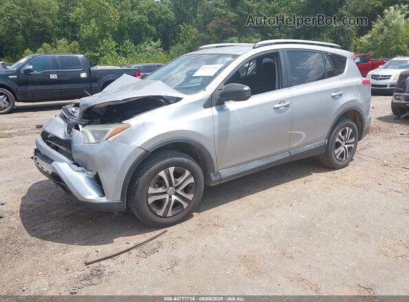 2T3ZFREV0HW372976 2017 TOYOTA RAV4 Silver Առջևի ձախ երեք քառորդ տեսարան