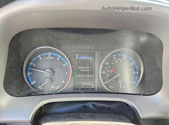 2T3ZFREV0JW452137 2018 TOYOTA RAV4 Gray Instrument cluster view
