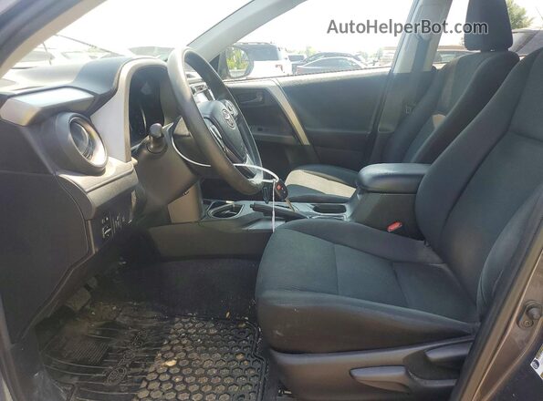 2T3ZFREV1HW323883 2017 TOYOTA RAV4 Gray წინა სალონის ხედი