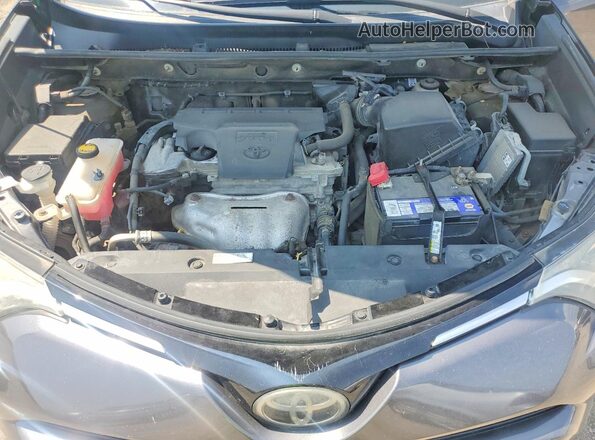 2T3ZFREV1HW323883 2017 TOYOTA RAV4 Gray ძრავის განყოფილების ხედი