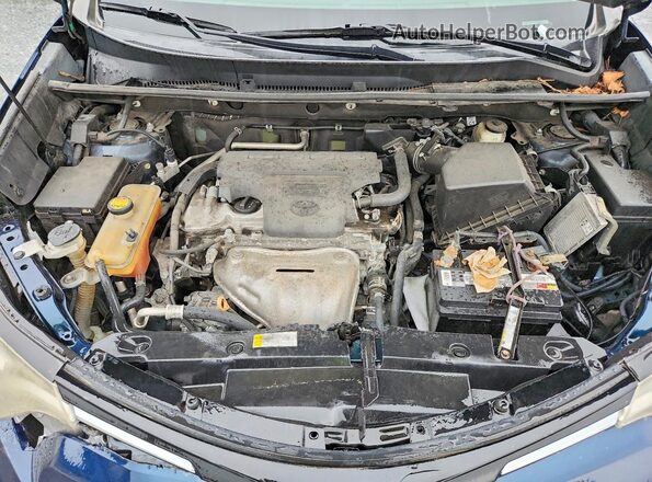 2T3ZFREV1HW362909 2017 TOYOTA RAV4 Синий Вид подкапотного пространства