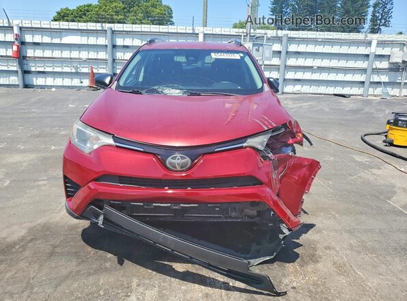 2T3ZFREV1JW496647 2018 TOYOTA RAV4 Red წინა ხედი