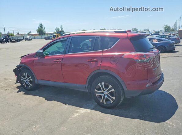 2T3ZFREV1JW496647 2018 TOYOTA RAV4 Red უკანა მარცხენა