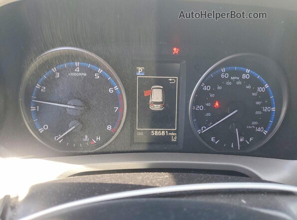 2T3ZFREV1JW510546 2018 TOYOTA RAV4 Белый Вид щитка приборов
