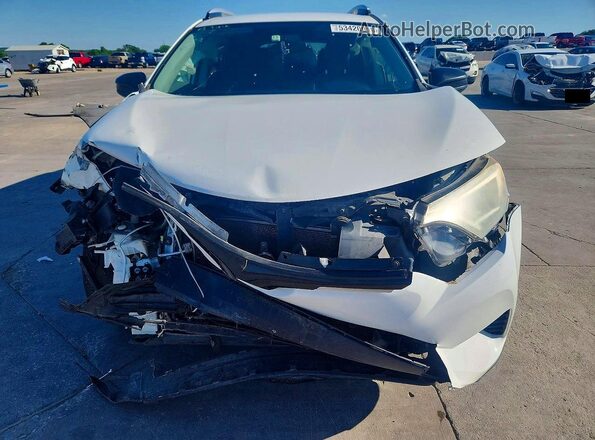 2T3ZFREV2GW263028 2016 TOYOTA RAV4 White Դիմացի տեսք