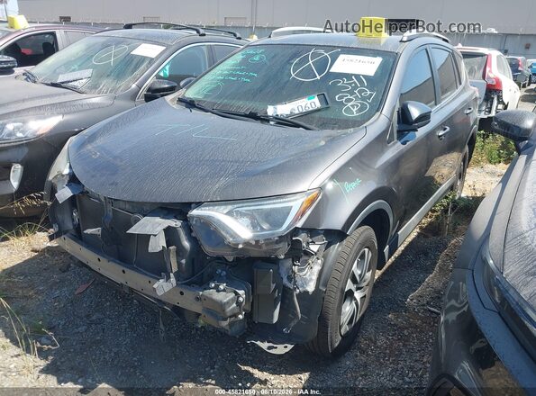2T3ZFREV2HW346282 2017 TOYOTA RAV4 Black წინა მარცხენა ხედი სამი მეოთხედიდან