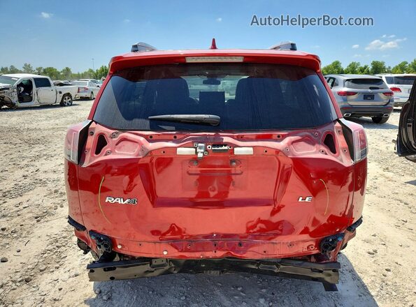 2T3ZFREV2HW350218 2017 TOYOTA RAV4 Red Rear view