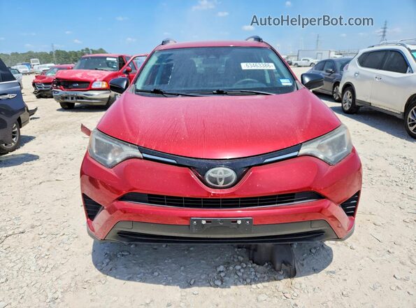 2T3ZFREV2HW350218 2017 TOYOTA RAV4 Red Front view