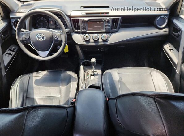 2T3ZFREV2HW350218 2017 TOYOTA RAV4 Red Dashboard view