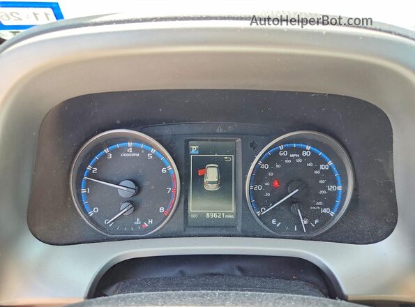 2T3ZFREV2HW350218 2017 TOYOTA RAV4 Red Instrument cluster view