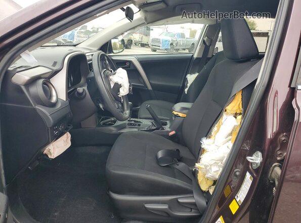 2T3ZFREV2JW484247 2018 TOYOTA RAV4 Burgundy Widok wnętrza z przodu