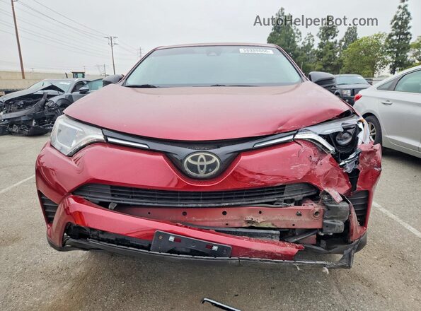 2T3ZFREV2JW494549 2018 TOYOTA RAV4 Maroon წინა ხედი