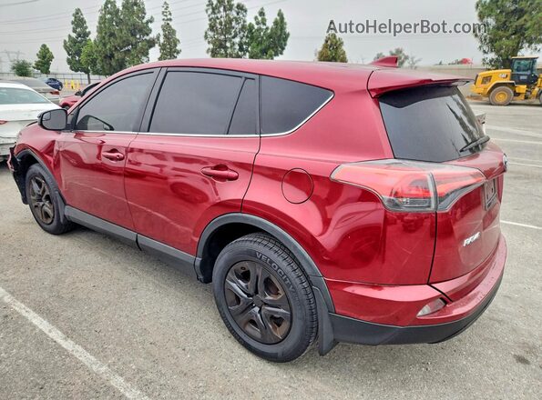 2T3ZFREV2JW494549 2018 TOYOTA RAV4 Maroon უკანა მარცხენა