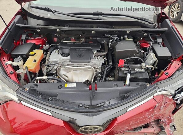 2T3ZFREV2JW494549 2018 TOYOTA RAV4 Maroon უკანა სალონის ხედი